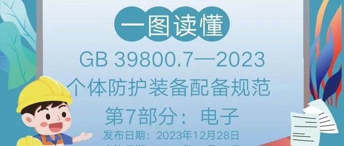 政策解读｜一图读懂 GB 39800.7-2023《个体防护装备配备规范 第7部分：电子》